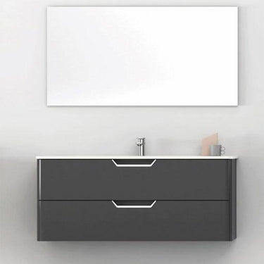 Eviva Hayat 24″ Modern Wallmount Bathroom Vanity with White Integrated Porcelain Sink Vanity Eviva